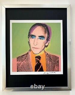 Andy Warhol Vintage 1984 Leo Castelli Print Signed Mounted in a 11x14 Board