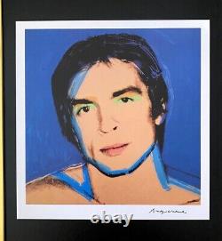 Andy Warhol Vintage 1984 Rudolf Nureyev Print Signed Mounted and Framed
