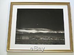 Ansel Adams Moonrise Hernandez Photograph Rare Print Large 16 By 20 Vintage