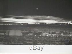 Ansel Adams Moonrise Hernandez Photograph Rare Print Large 16 By 20 Vintage