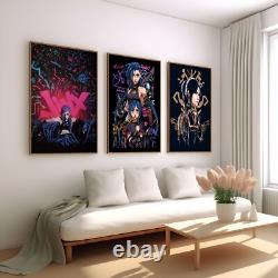 Arcane SET of 3 Canvas / Art Print / Framed, Jynx, TV Movie Poster Rare Wall Art