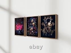 Arcane SET of 3 Canvas / Art Print / Framed, Jynx, TV Movie Poster Rare Wall Art