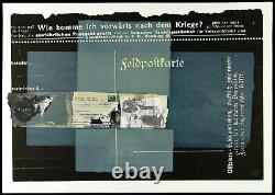 Art in the GDR, 1984. Combination print Frank Voigt (1946 D), autographed