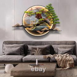 Artificial Tree on LED Wall Art Frame 60105cm Modern Home Decoration