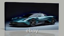 Aston Martin Valhalla Sports Car Canvas Wall Art Picture Print