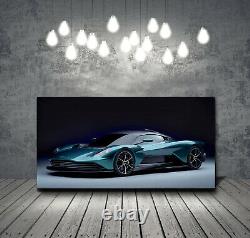 Aston Martin Valhalla Sports Car Canvas Wall Art Picture Print