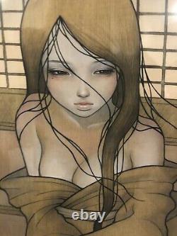 Audrey Kawasaki Kazamachi Giclee Art Print Signed 24x24 2009 136/150