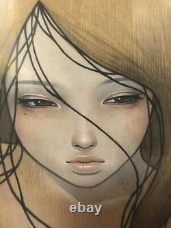 Audrey Kawasaki Kazamachi Giclee Art Print Signed 24x24 2009 136/150