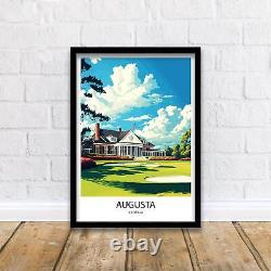 Augusta National Golf Club, Wall Art, Art Print, Golf Art Print
