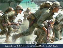 Autographed by RV Burgin depicted in HBO's THE PACIFIC WWII Peleliu Art Print