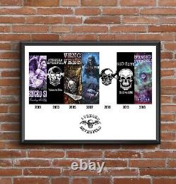 Avenged Sevenfold Discography Multi Album Art Poster Print Christmas Gift