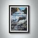 Aysgarth Falls North Yorkshire Travel Poster Framed Bucket List Prints