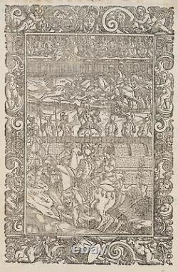 B. Dossi (1479-1548), Knight the tournament, furioso, around 1556, woodblock