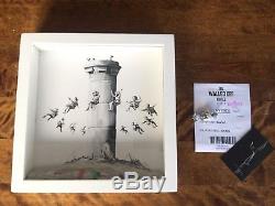 BANKSY Box Set The Walled Off Hotel Print + Receipt & Extras