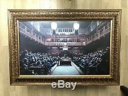 BANKSY Devolved Parliament Offset. Lithograph Print. Original Artist Series 2009