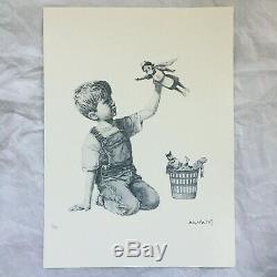 BANKSY Game Changer Limited Art Edition #1/150! Screen Print with COA kaws dface