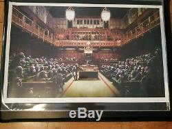 BANKSY Monkey Parliament print/ poster Bristol Museum 09 gross domestic product