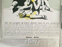 BANKSY RARE DONT PANIC POSTER'STOP ESSO dismaland. Walled Off Hotel