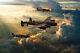 Bbmf, Lancaster, Spitfire, Hurricane, Canvas Various Sizes Free Delivery