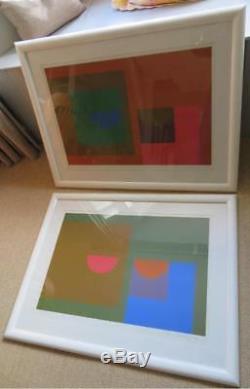 BOB CROSSLEY (1912-2010) A PAIR OF HUGE POP ART Pencil Signed Screenprints 1960s