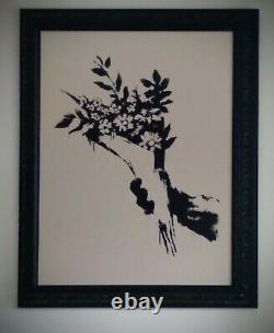 Banksy Authentic GDP Thrower Screen Print