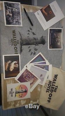 Banksy Box Set Print from Walled Off Hotel. With full receipts and Merchandise
