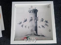 Banksy Box Set from The Walled Off Hotel in Bethlehem with receipt and postcards