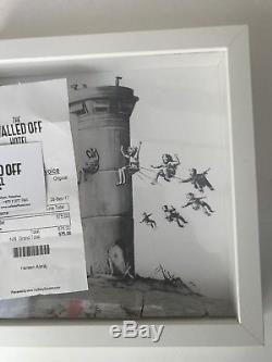 Banksy Box Walled Off Hotel With Ikea Framed, With receipt
