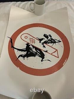 Banksy Cut and Run Exhibition Glasgow Street Art Print Poster New