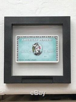 Banksy Dface American Depress Credit Card Signed By Banksy