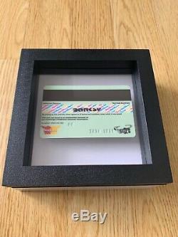 Banksy Dface American Depress Credit Card Signed By Banksy