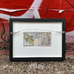 Banksy Di-Faced Tenner Framed Authenticated by Steve Lazarides Art Bottleneck