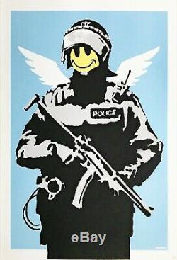 Banksy Flying Copper 2004 Rare Numbered Screenprint Pest Control Gallart