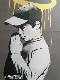 Banksy Forgive Us For Are Trespass