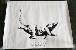 Banksy GROSS DOMESTIC PRODUCT Croydon Rat Poster Art Print GDP Genuine Banksy