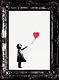 Banksy Girl With Balloon Original. Signed, Numbered, Unshredded Coa