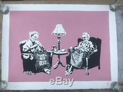 Banksy Grannies Limited Edition Print POW