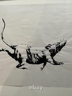 Banksy Gross Domestic Product Rat unsigned limited edition With Parking Rece