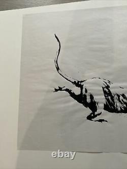 Banksy Gross Domestic Product Rat unsigned limited edition With Parking Rece