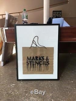 Banksy- Hand Screen Printed Marks & Stencils Bag- Rare Screenprint not signed
