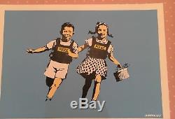 Banksy Jack And Jill Limited Edition (2005) COA from PEST CONTROL in Hand