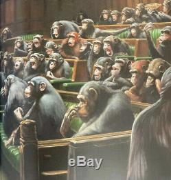 Banksy Monkey Devolved Parliament Poster Sotheby Auction Gross Domestic Product