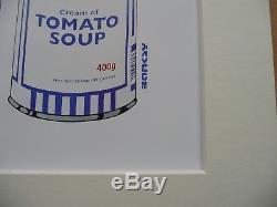 Banksy Official Tesco'Soup Can' Poster includes POW Sales Receipt