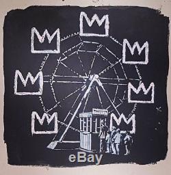 Banksy Original Basquiat crown