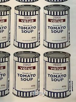 Banksy Original Print 2004 Tesco Value Cream Of Tomato Soup