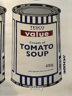 Banksy Original Print 2004 Tesco Value Cream Of Tomato Soup