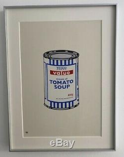 Banksy Original Print Soup Can (2005) Numbered xxx/250 Pest Control CoA