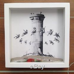 Banksy Print Box Set From Walled Off Hotel with Receipt. Bethlehem, Palastine