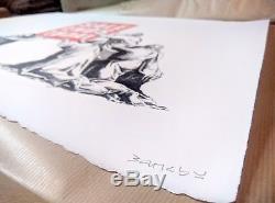 Banksy Sale Ends Pictures On Walls (POW) Signed & Numbered with PC COA