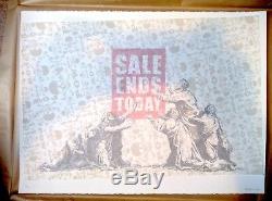 Banksy Sale Ends Pictures On Walls (POW) Signed & Numbered with PC COA